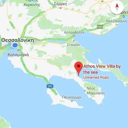 Athos View By The Sea Villa Ormos Panagias