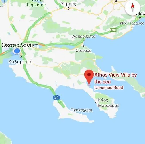 Athos View By The Sea Villa Ormos Panagias